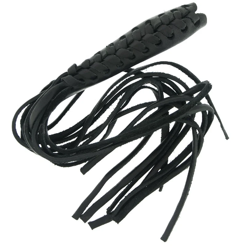 Chic Relaxation Hot Leathers CCA1002 Cover Lever with Fringe 12” Black