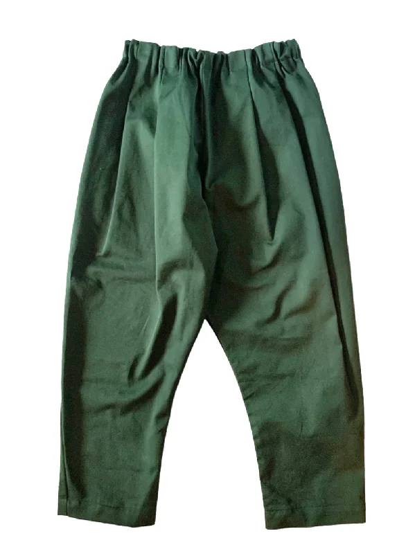 Cozy Knits Green Tuck Pants