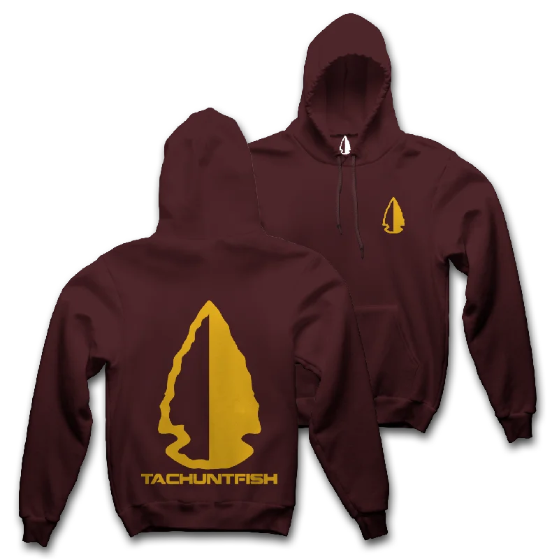 Chic Comfort Wear Maroon & Gold ICON Hoodie