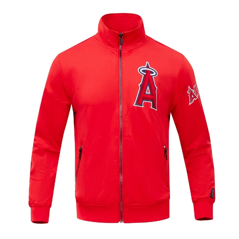 Timeless Comfort MLB LOS ANGELES ANGELS CLASSIC MEN'S TRACK JACKET (RED)
