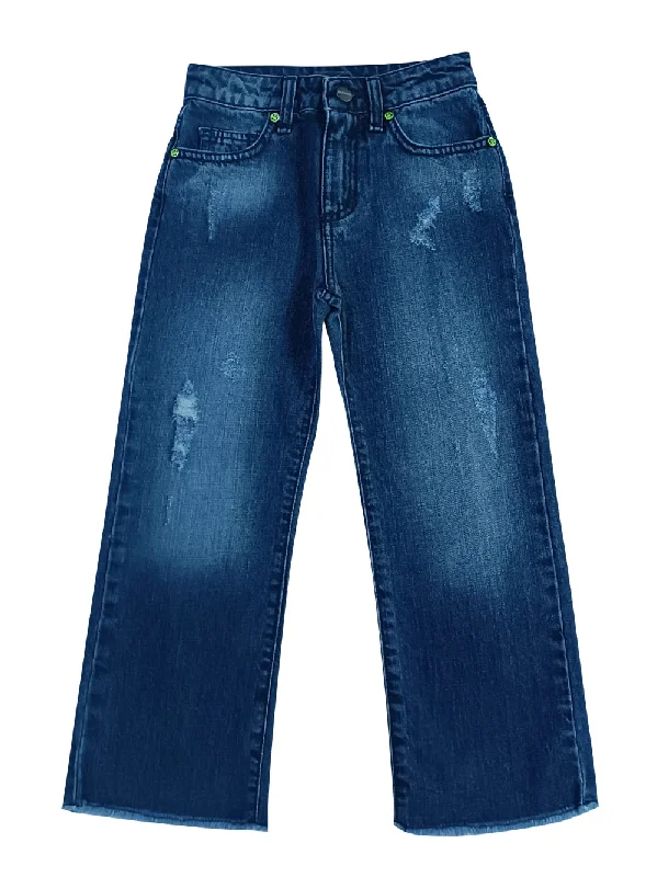 Comfortable Jackets Ripped Denim Pants