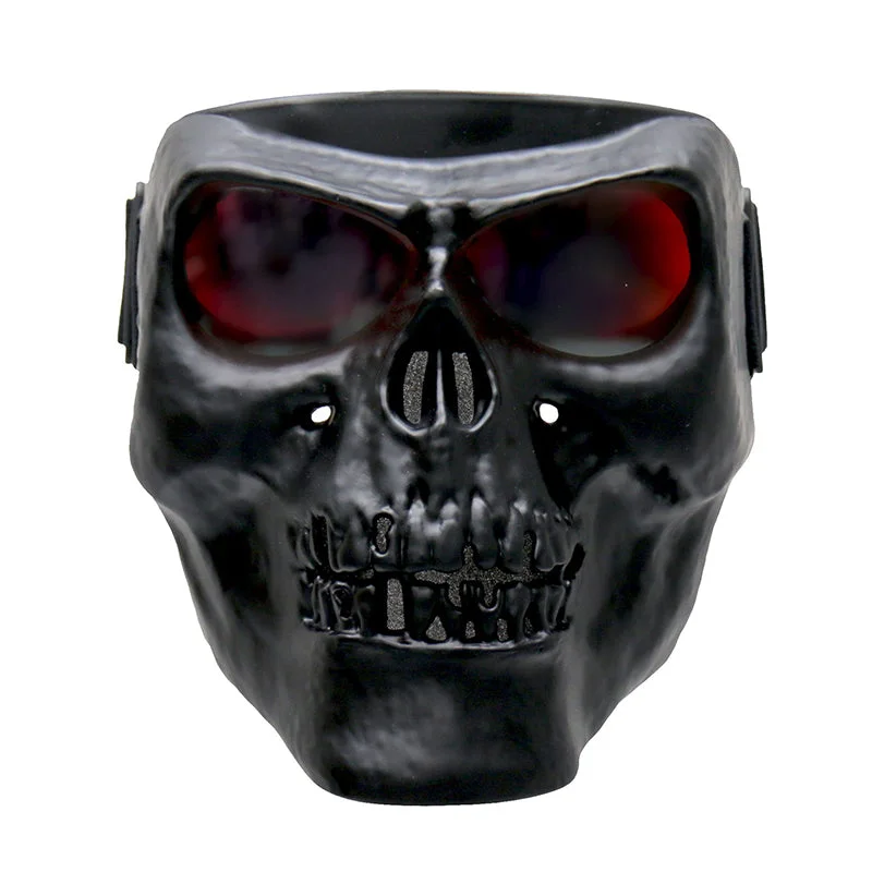 Wearable At Home Or Out Hot Leathers FMP1004 'Black Skull' Polypro Face Mask with G-Tech Lenses Wearable At Home Or Out Hot Leathers FMP1004 'Black Skull' Polypro Face Mask with G-Tech Lenses