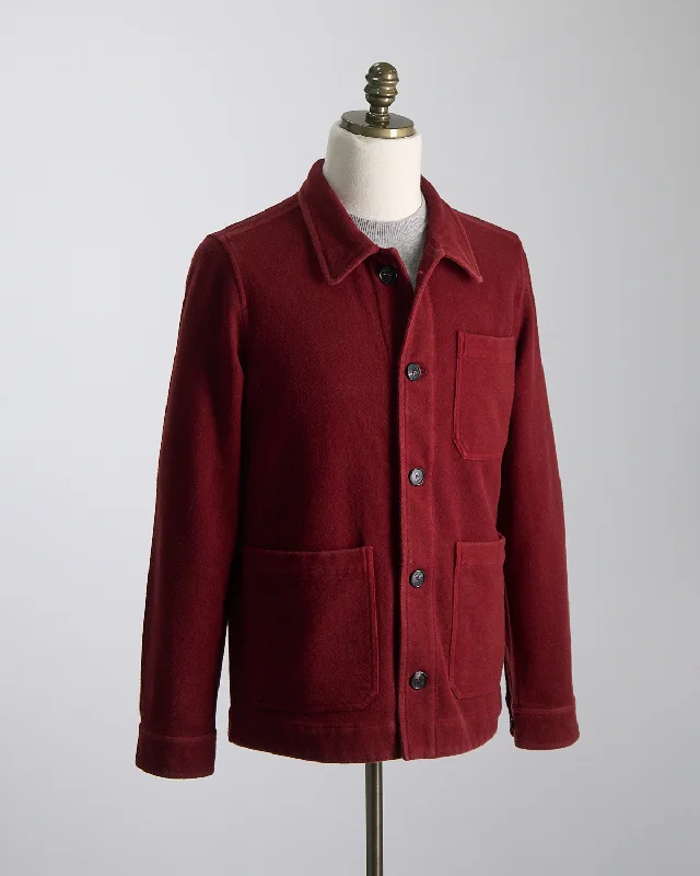 New Products Plush Garment Washed Wool 'Elasi' Shirt Jacket
