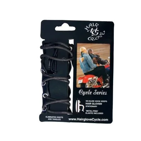 Urban Style Hot Leathers HRG2002 Black Laced 8 inch Hair Glove