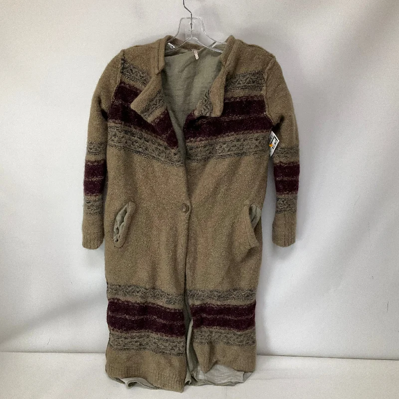 French Style Coat Other By Free People In Tan, Size: S