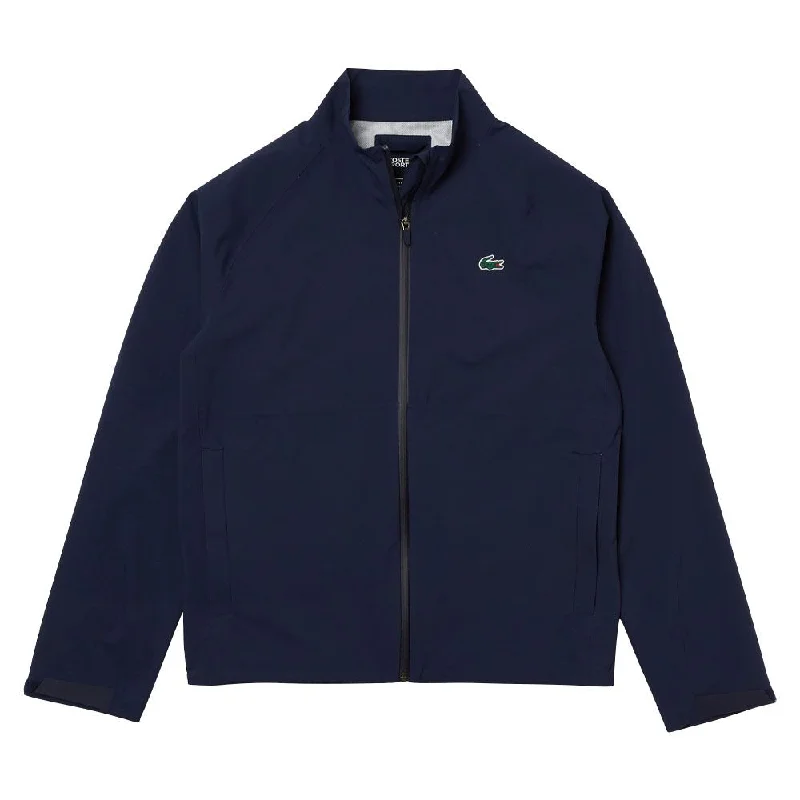 Modern City Lacoste Zip-Up Waterproof Windbreaker Golf Jacket 2023