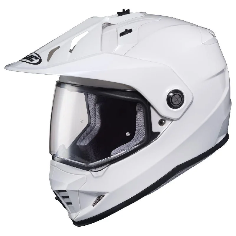 Fashion Classic HJC DS-X1 White Dual Sport Helmet