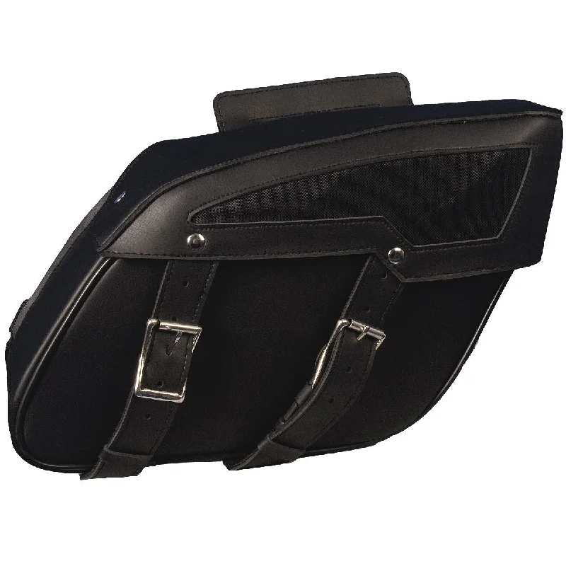Youthful Hot Leathers SDC1004 Medium PVC Saddle Bags 13X10X5