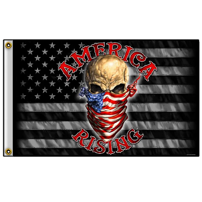 Noble Temperament Hot Leathers FGA1071 America Rising Flag 3 Foot x 5 Foot
