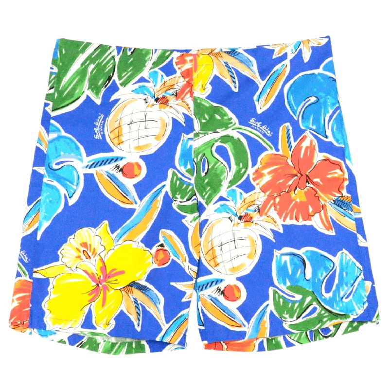 Classic Design Original Jams Shorts - Pineapple Hibiscus Blue