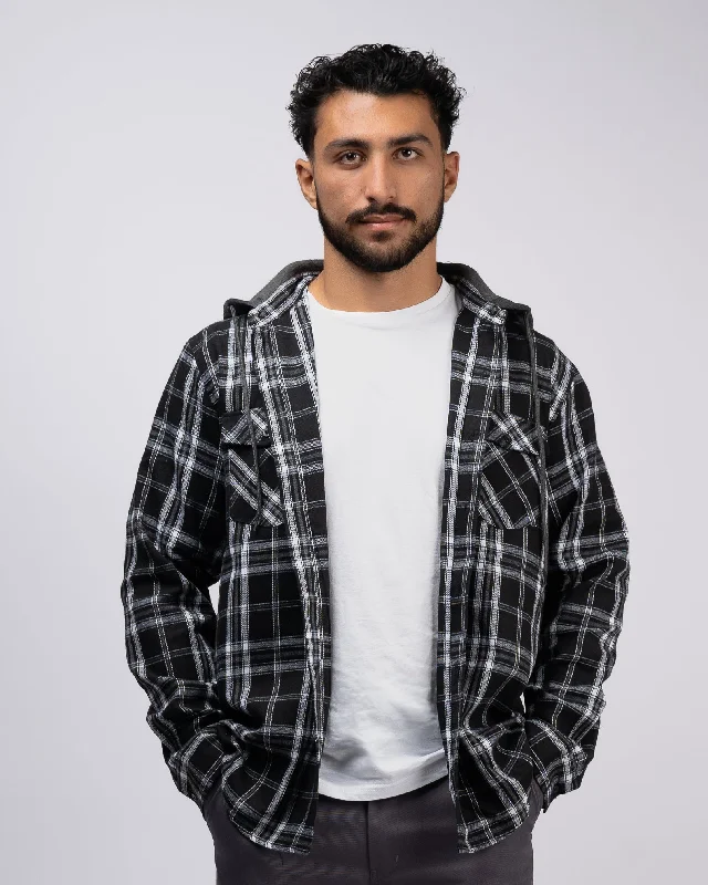 Soft Textures Wainwright Hooded Flannel