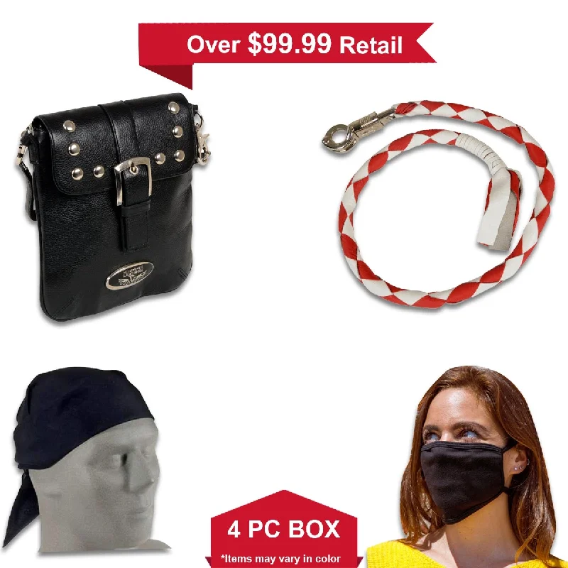 Effortless Elegance Women's Biker Essentials Accessory Box Bundle