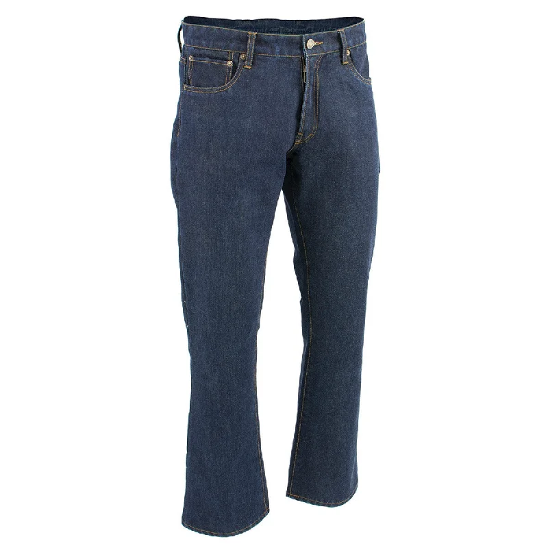Classic Series Milwaukee Leather MDM5007 Men's Blue 5 Pocket Armored Motorcycle Riding Denim Jeans Reinforced with Aramid Fibers Classic Series Milwaukee Leather MDM5007 Men's Blue 5 Pocket Armored Motorcycle Riding Denim Jeans Reinforced with Aramid Fibers