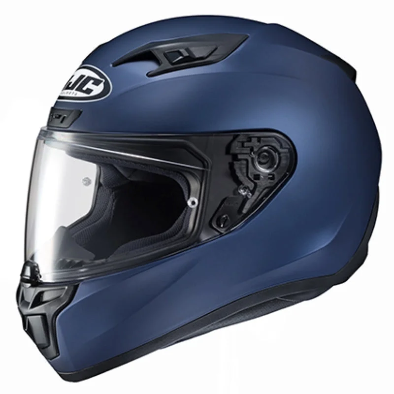 Goddess Style HJC i10 Semi-Flat/Matte Metallic Blue Full Face Helmet