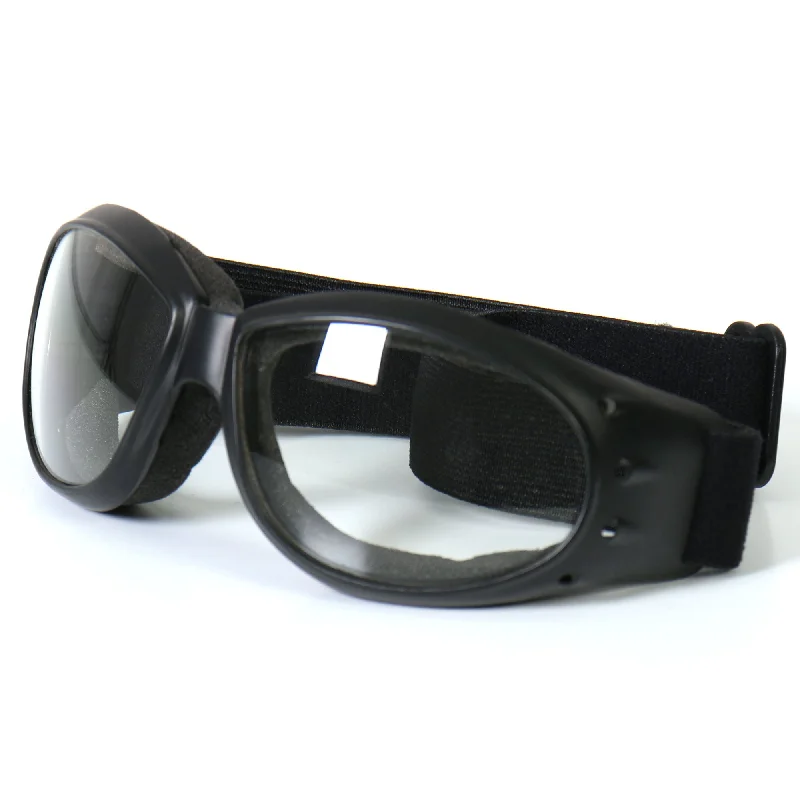 European And American Style Hot Leathers SGG1005 Eliminator Style Motorcycle Riding Goggles with Clear Lenses European And American Style Hot Leathers SGG1005 Eliminator Style Motorcycle Riding Goggles with Clear Lenses