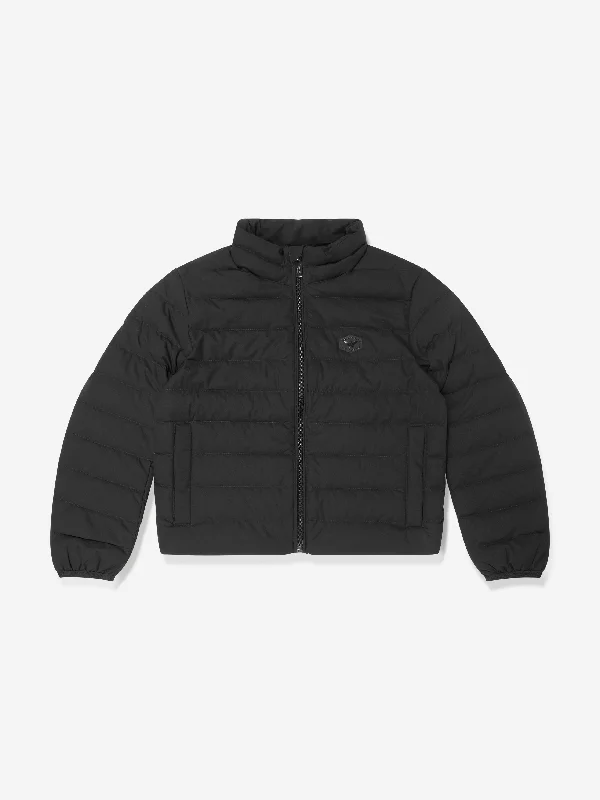 Modern Comfort Emporio Armani Boys Down Puffer Jacket in Black
