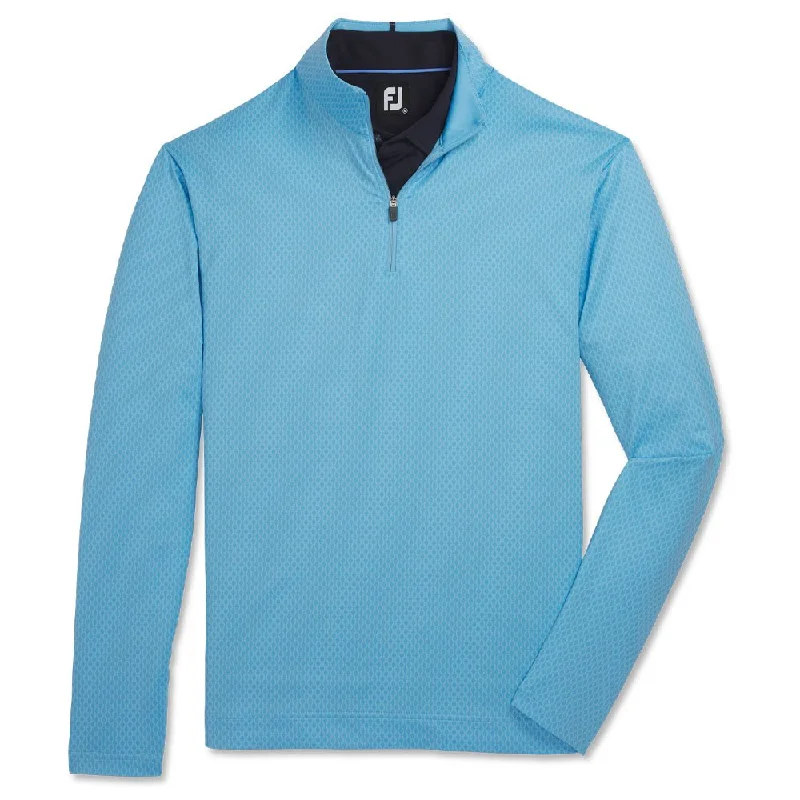 Elegant Tailoring FootJoy Tonal Print Knit Midlayer Golf Pullover 2023