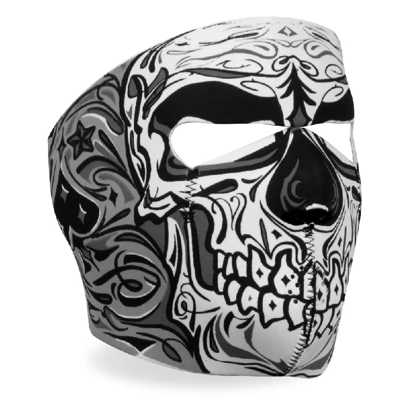 Sweet Breath Hot Leathers FMA1027 Sugar Skull Face Mask