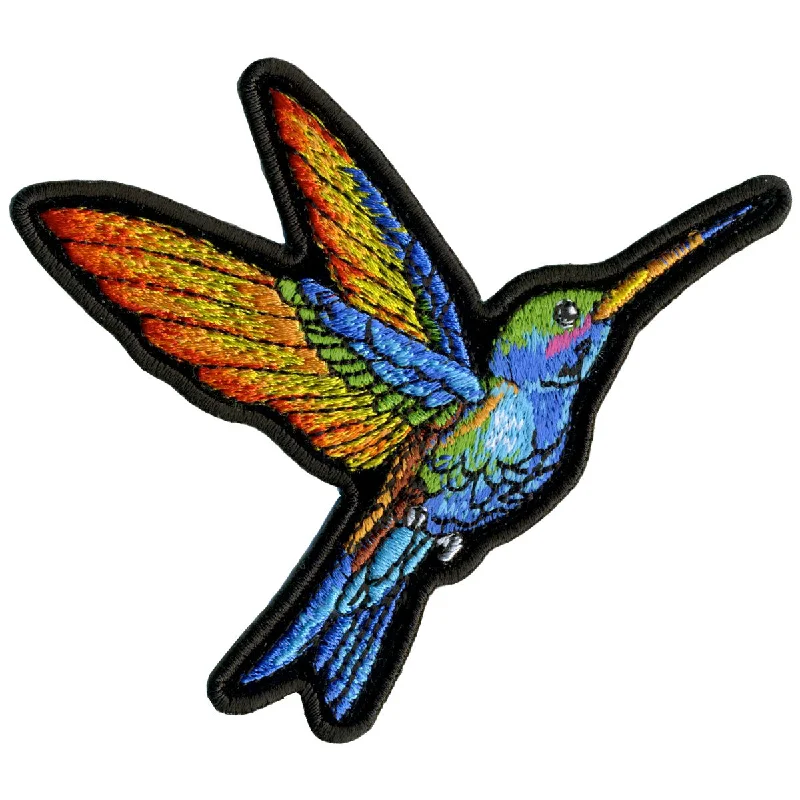 Retro Prints Hot Leathers PPA7550 Small Hummingbird 4" x 3.5" Patch