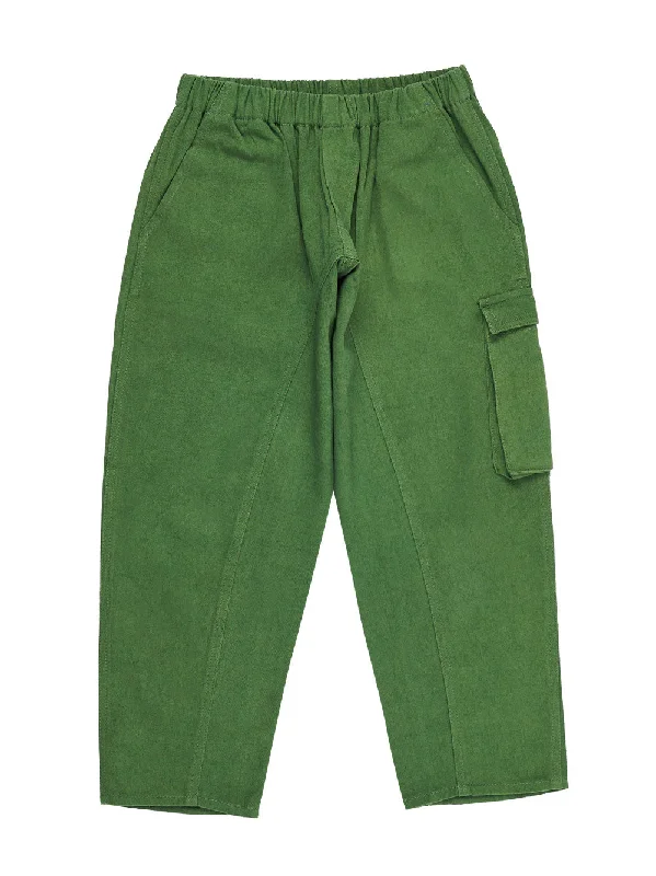 Luxury Temperament Maison Green Cargo Pants