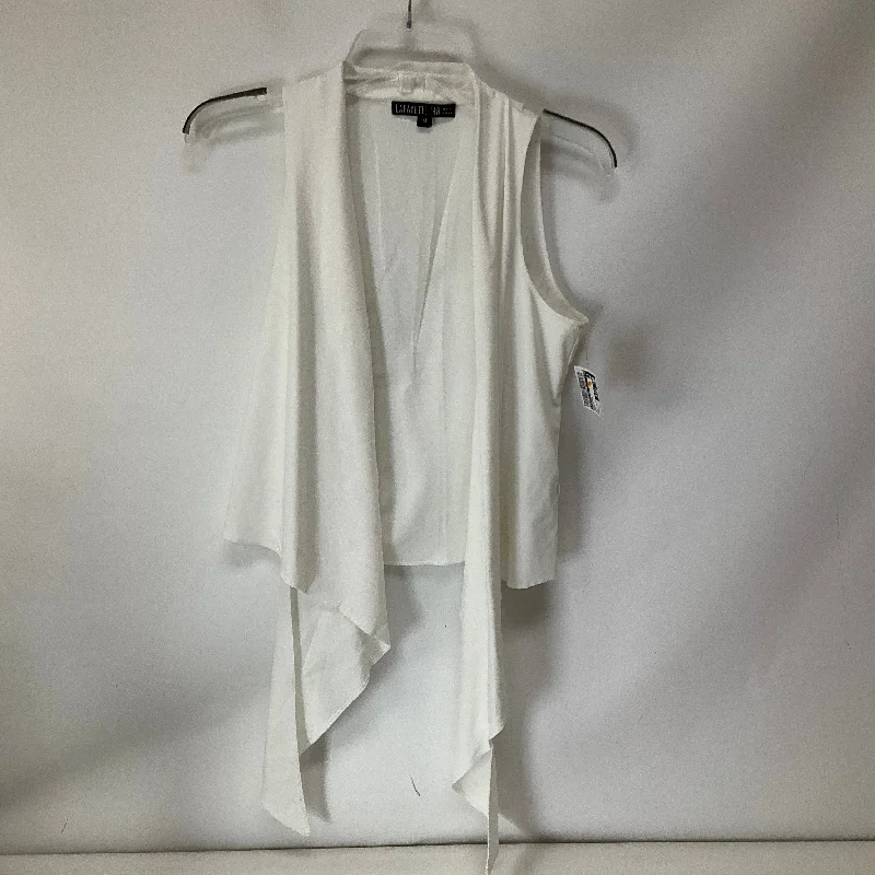 Youthful Street Fashion Vest Other By Lafayette 148 In White, Size: M