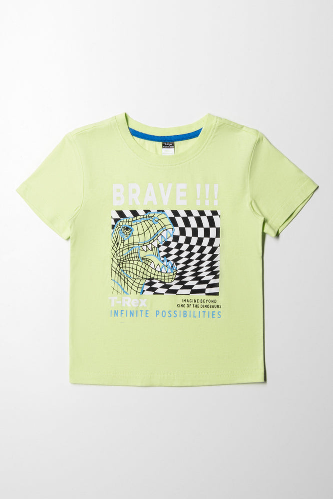 Personal Charm T-Shirt Printed Lime