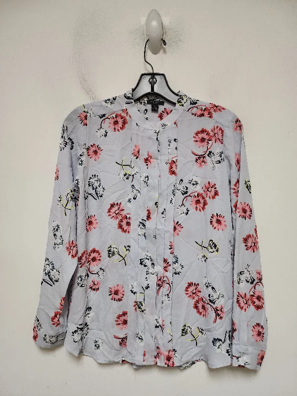 Classic Items Top Long Sleeve By Ann Taylor In Floral Print, Size: Xsp