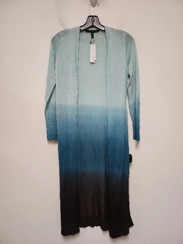 Simple Design Top Long Sleeve By White House Black Market In Blue, Size: Xsp