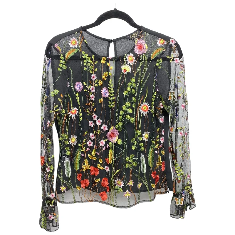 Comfortable Tops Top Long Sleeve By Clothes Mentor In Floral Print, Size: 6