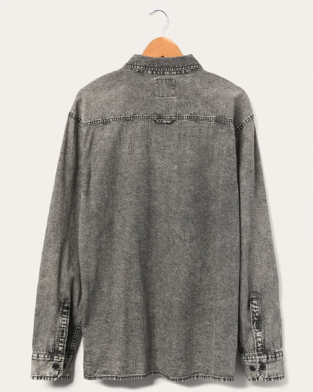 Sports Fashion Men's Randell Oversized Denim Twill Shirt