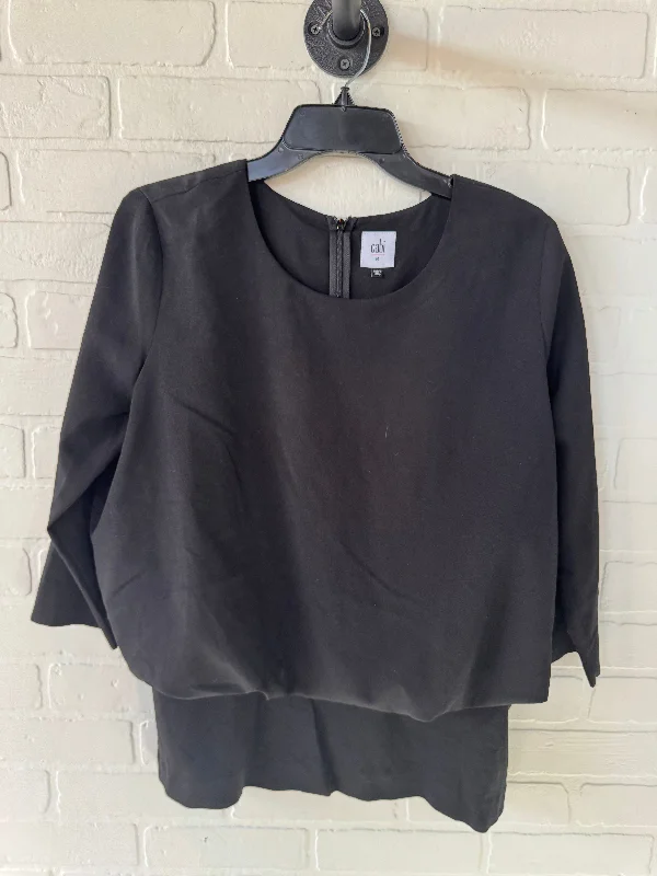Sweet Girl Top 3/4 Sleeve By Cabi In Black, Size: M