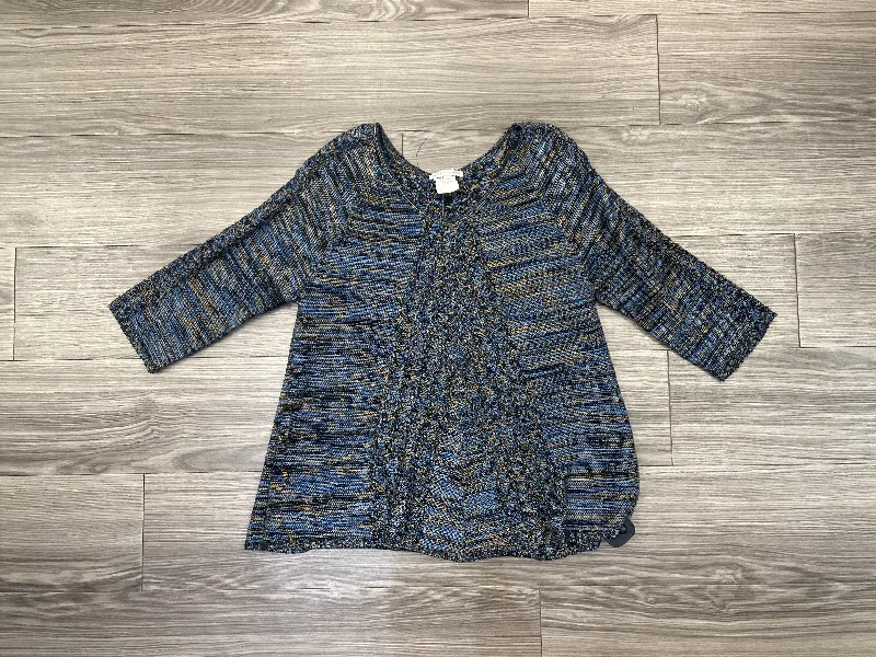 Versatile Outfits Top Long Sleeve By Notations In Multi-colored, Size: Xl
