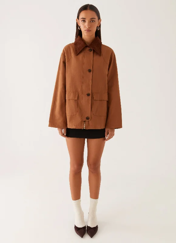 Cozy Fashion Trends Sonoma Barn Jacket - Tan