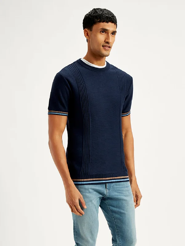 Minimal Style Men's Striped Slim Fit T-Shirt