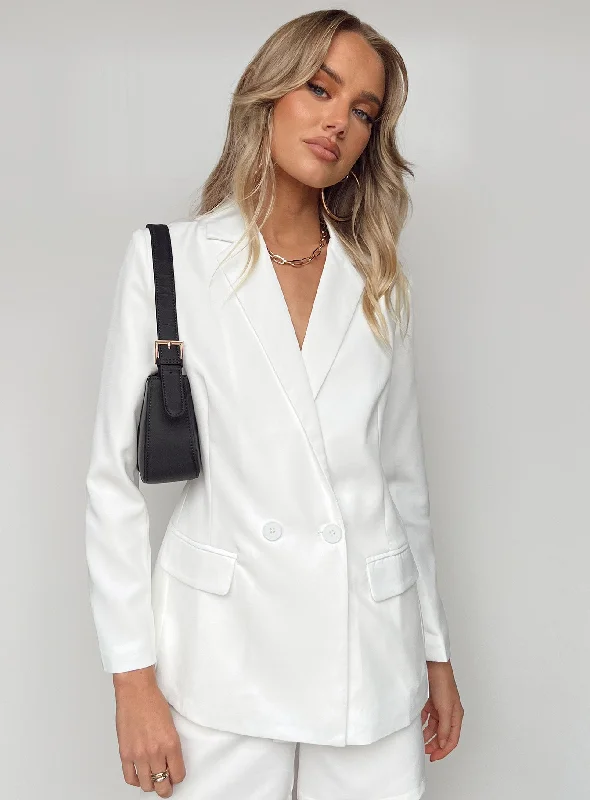 High-quality Design Jonna Blazer White