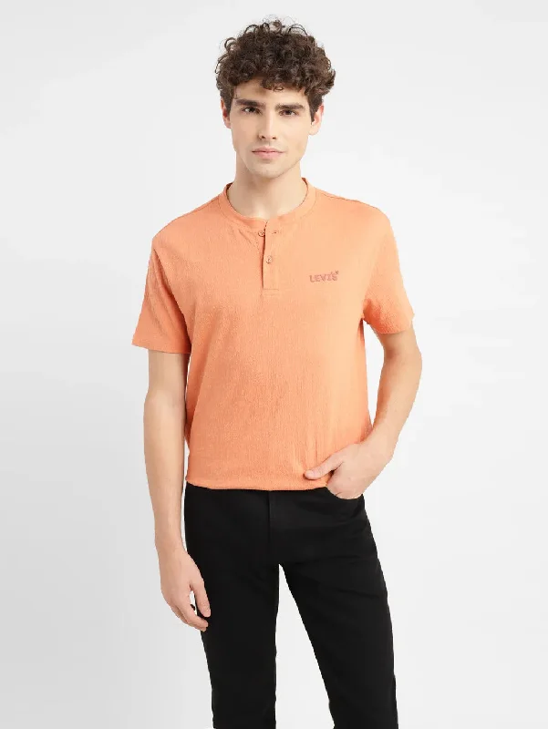 Comfy Layers Men's Textured Slim Fit T-shirt