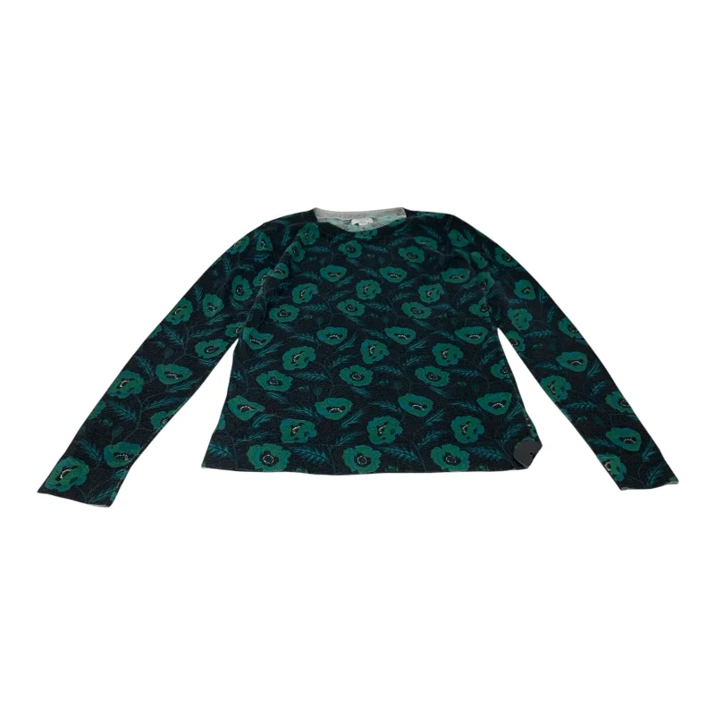 Energy Plan Top Long Sleeve By J. Crew In Floral Print, Size: S