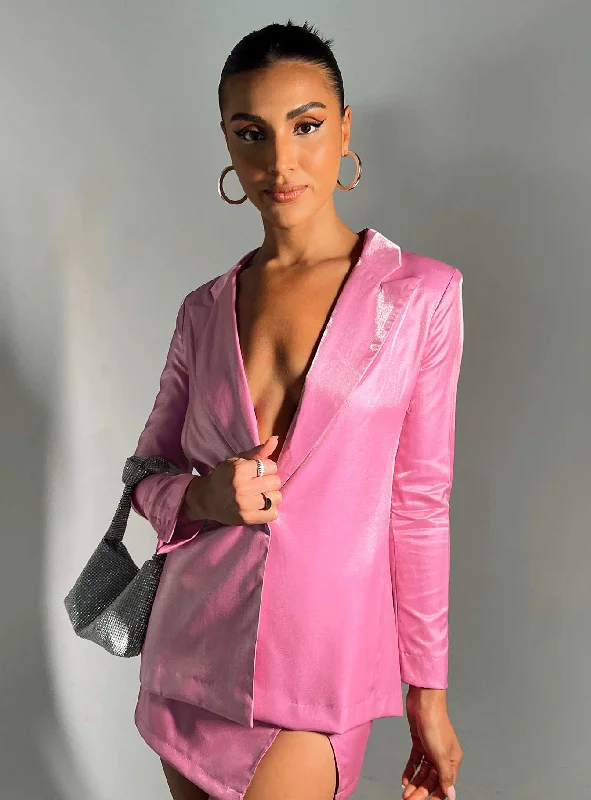 Sports And Leisure Ayres Blazer Jacket Pink