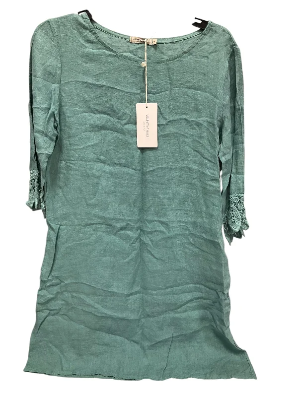 Chic Comfort Wear Top 3/4 Sleeve By Clothes Mentor In Aqua, Size: S