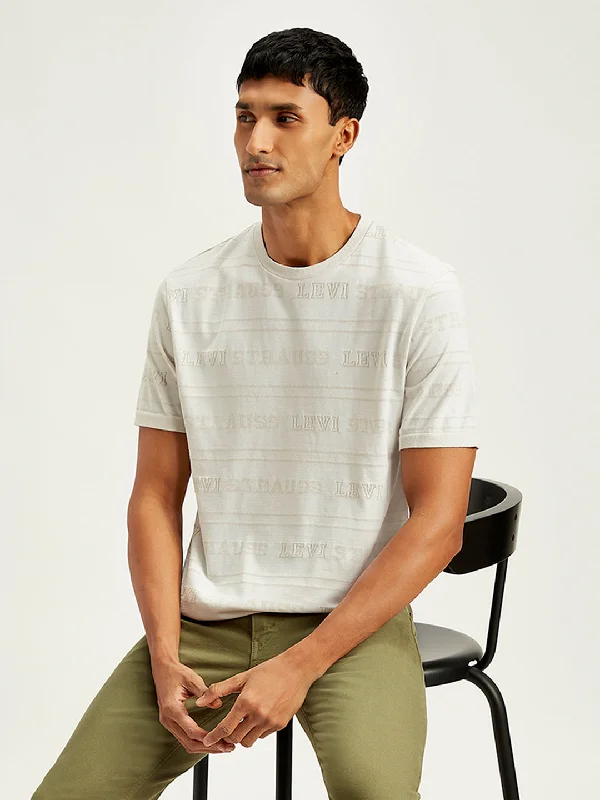 Knowledge And Elegance Men's Typographic Print Regular Fit T-Shirt