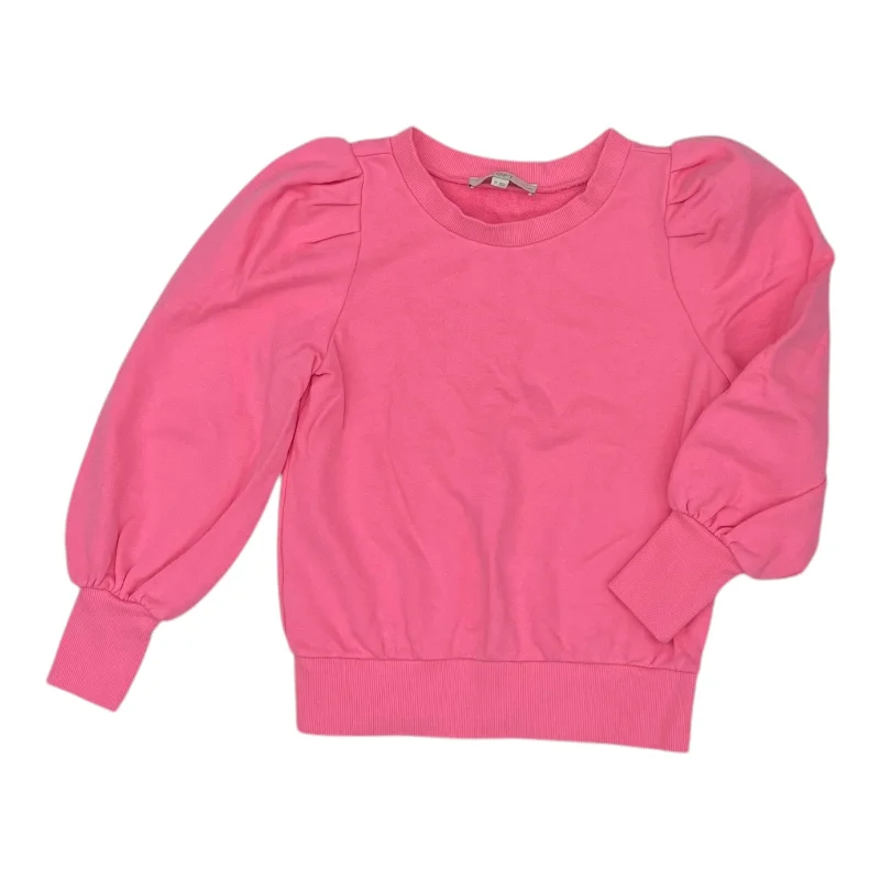 Breathable Style Top Ls By Loft In Pink, Size:Sp