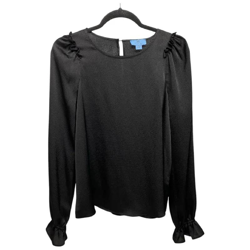 Fashion Touch Top Long Sleeve By Cece In Black, Size: S