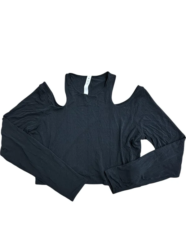 Easygoing Style Top Long Sleeve By Lululemon In Grey, Size: 10