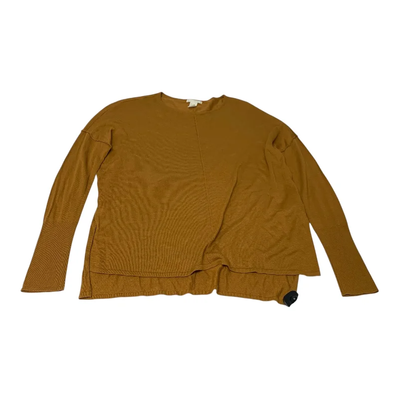Comfortable And Casual Top Long Sleeve Basic By Old Navy In Yellow, Size: L