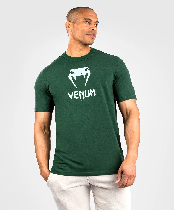 Trendy And Casual Venum Classic T-Shirt - Dark Green/Turquoise