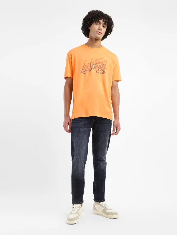 High-end Sense Men's Brand Logo Oversized T-Shirt