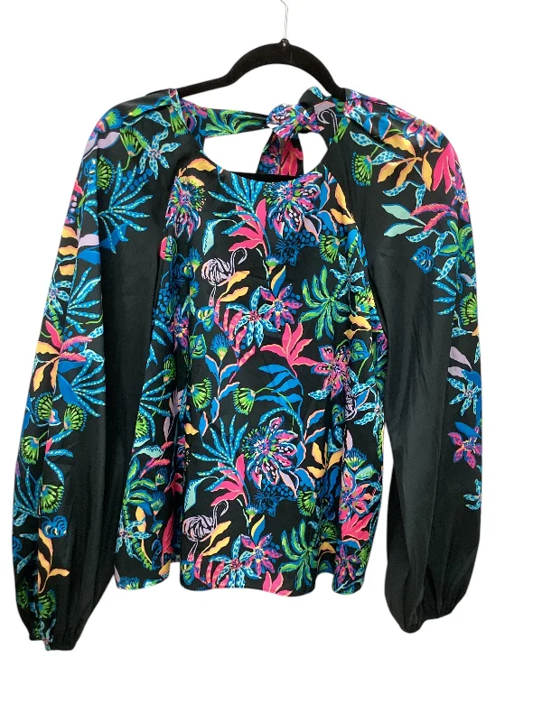 Warm Winter Series Top Long Sleeve By Lilly Pulitzer In Black, Size: S