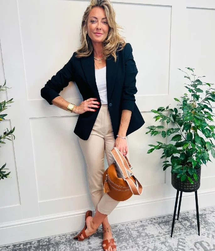 Classic Choice Black Single Breasted Blazer