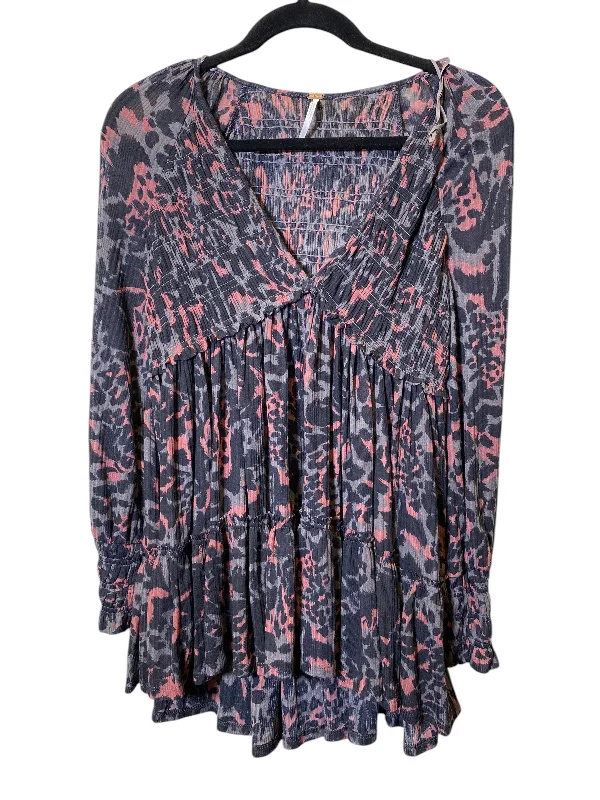Warm Layers Top Long Sleeve By Free People In Multi-colored, Size: Xs