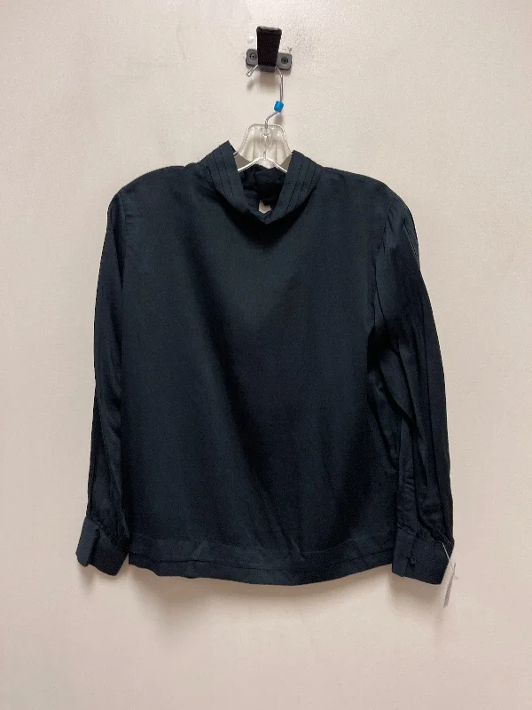 Soft And Comfortable Top Long Sleeve By Cma In Navy, Size: Xs